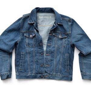 Gap 1969 Men’s Blue Denim Jacket Trucker Style Medium Classic Jean Jacket